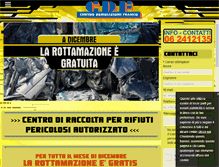 Tablet Screenshot of cdfautodemolizioni.com